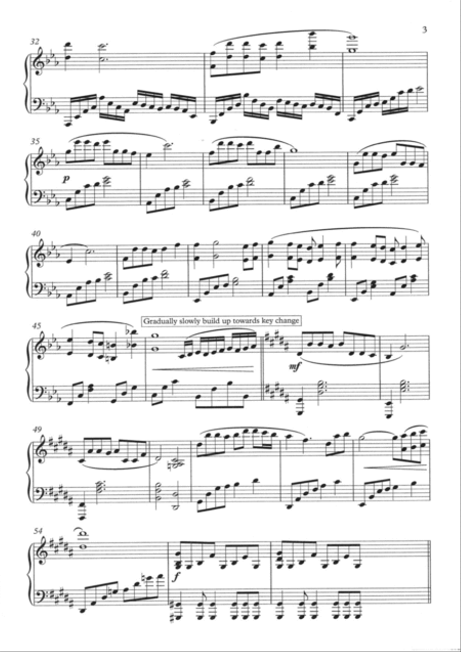 FYM Movie Piano Cover Piano Solo scores gallery preview page 3