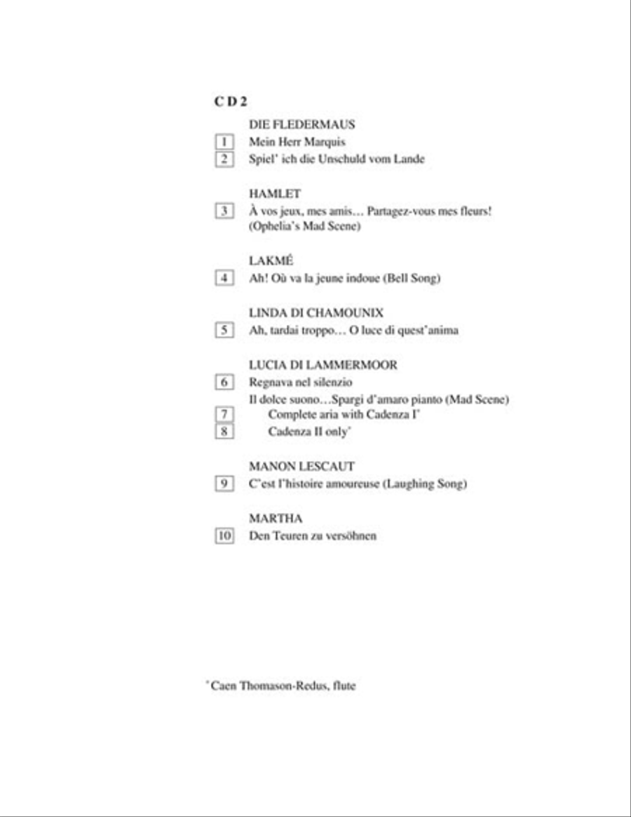 Coloratura Arias for Soprano Coloratura Soprano scores gallery preview page 4