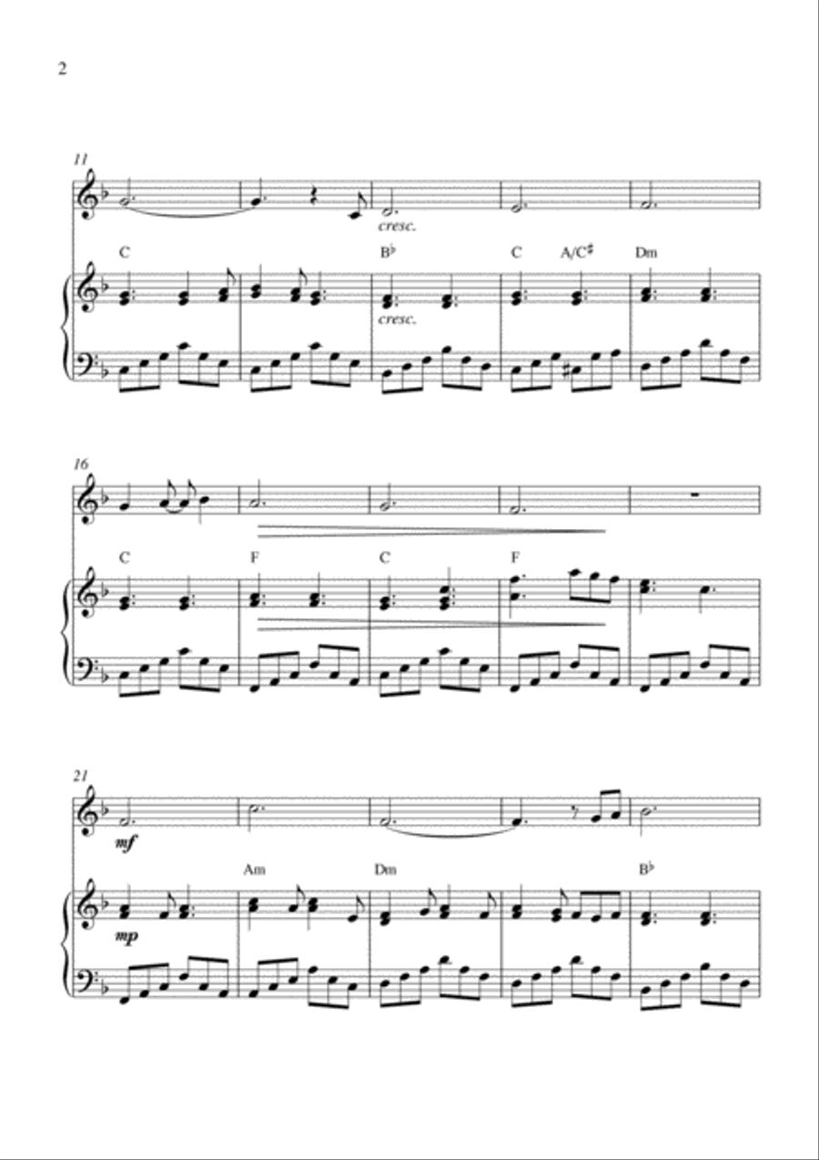 Can't Help Falling In Love Violin Solo scores gallery preview page 2