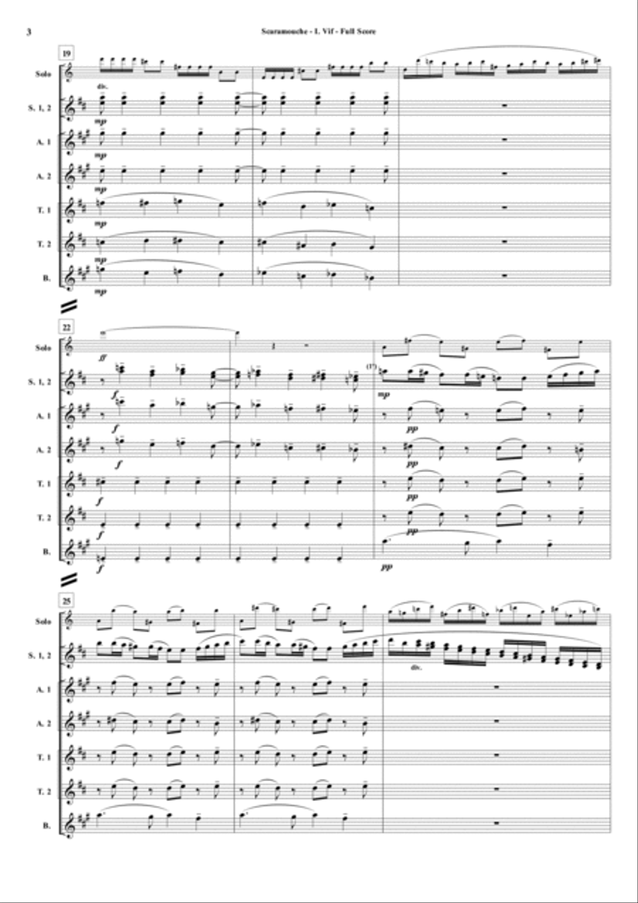 Scaramouche Woodwind Ensemble scores gallery preview page 4