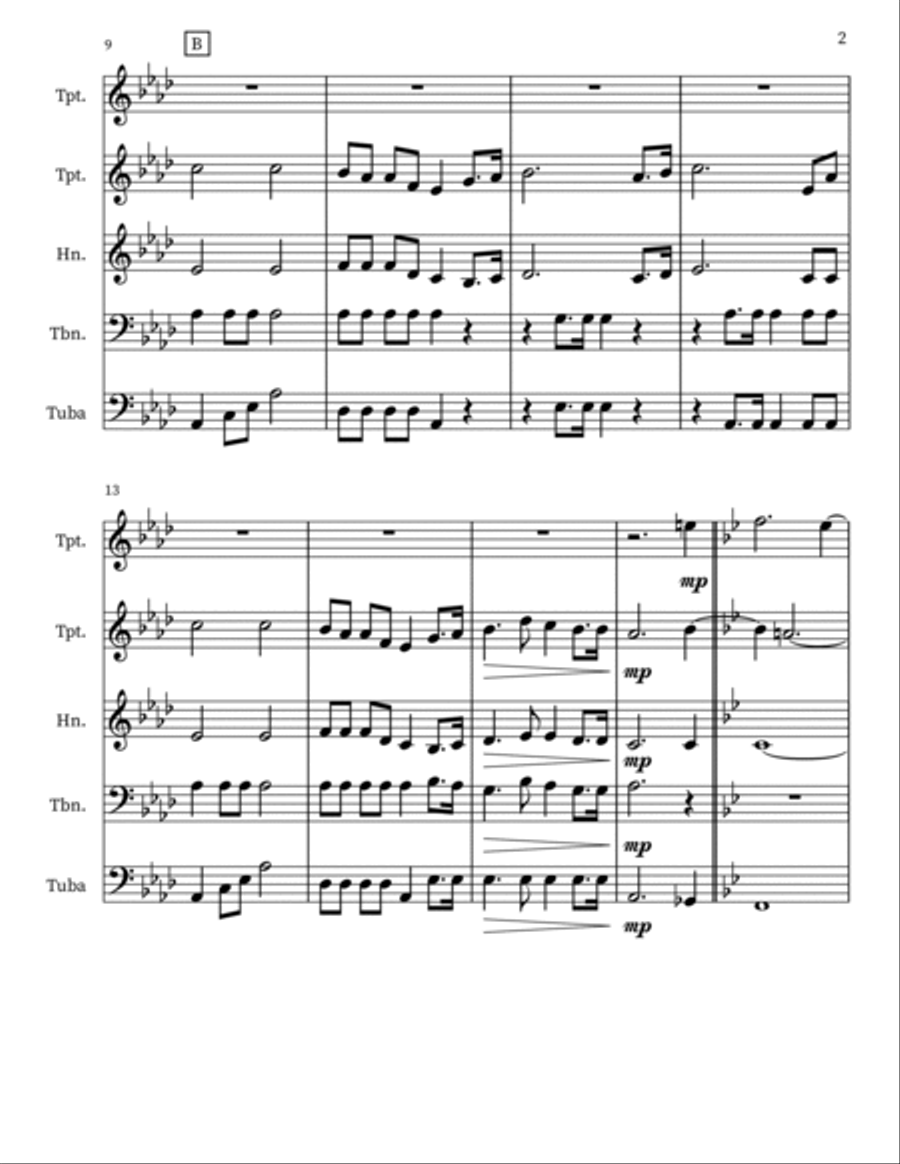 There Is Power In The Blood Small Ensemble scores gallery preview page 2