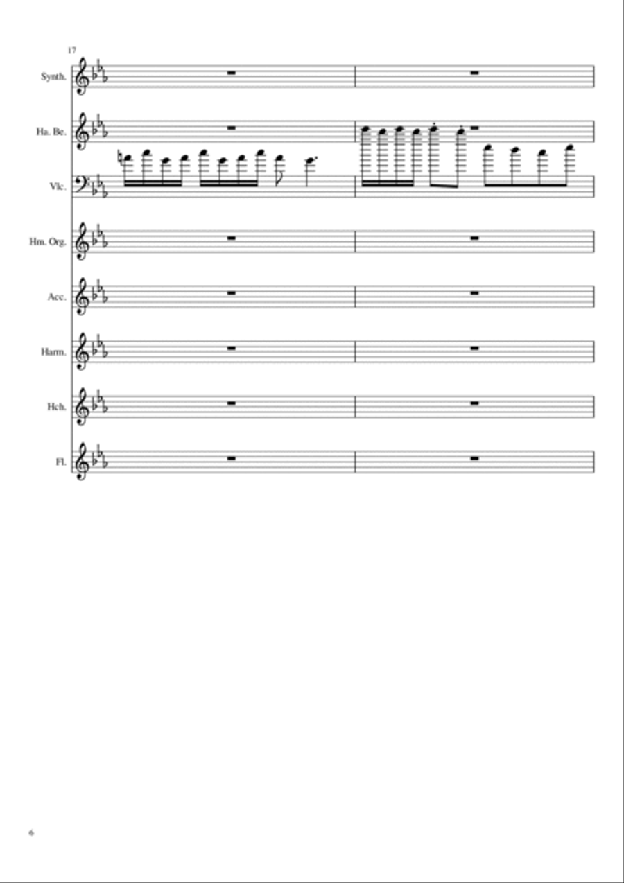 BarunSadMusicForFilm Small Ensemble scores gallery preview page 6