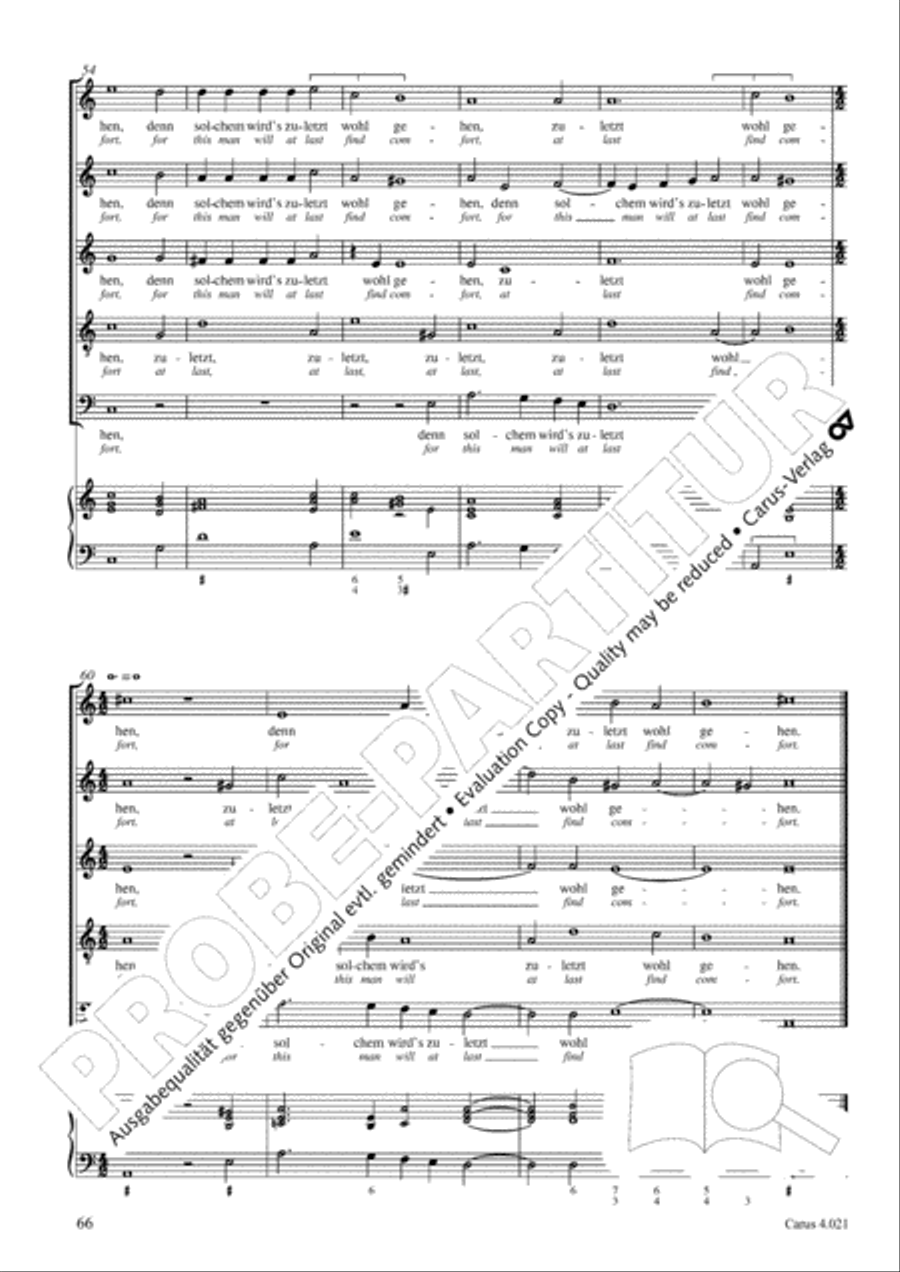 Schein: Israelsbrunnlein. Fontana d'Israel. Complete edition Choir scores gallery preview page 73