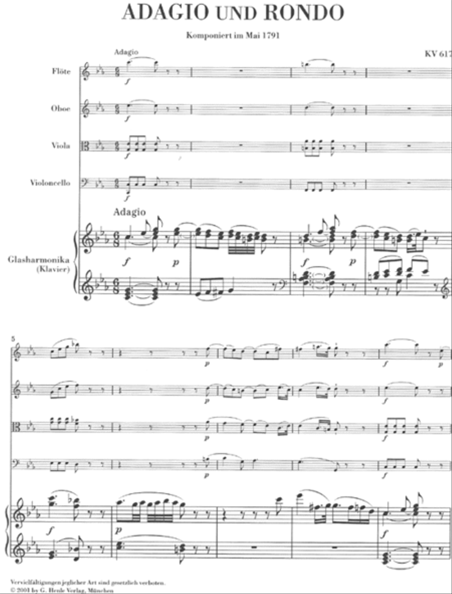 Adagio and Rondo K617 Adagio and Rondo K617 Woodwind Ensemble scores gallery preview page 2