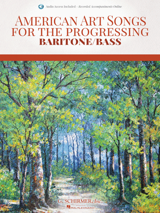 Book cover for American Art Songs for the Progressing Singer - Baritone/Bass