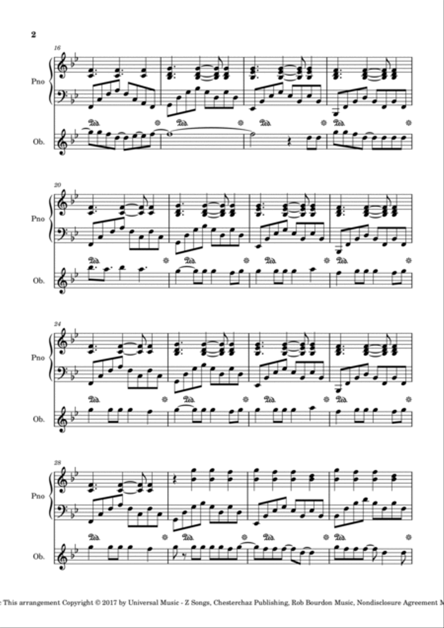Numb Numb Piano scores gallery preview page 2