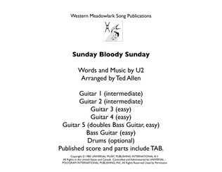 Book cover for Sunday Bloody Sunday