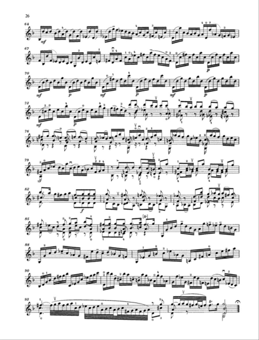 Sonata I Sonata I Violin Solo scores gallery preview page 4