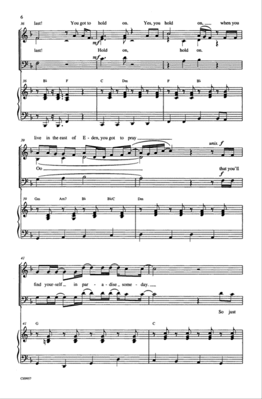 River Jordan Choir scores gallery preview page 5