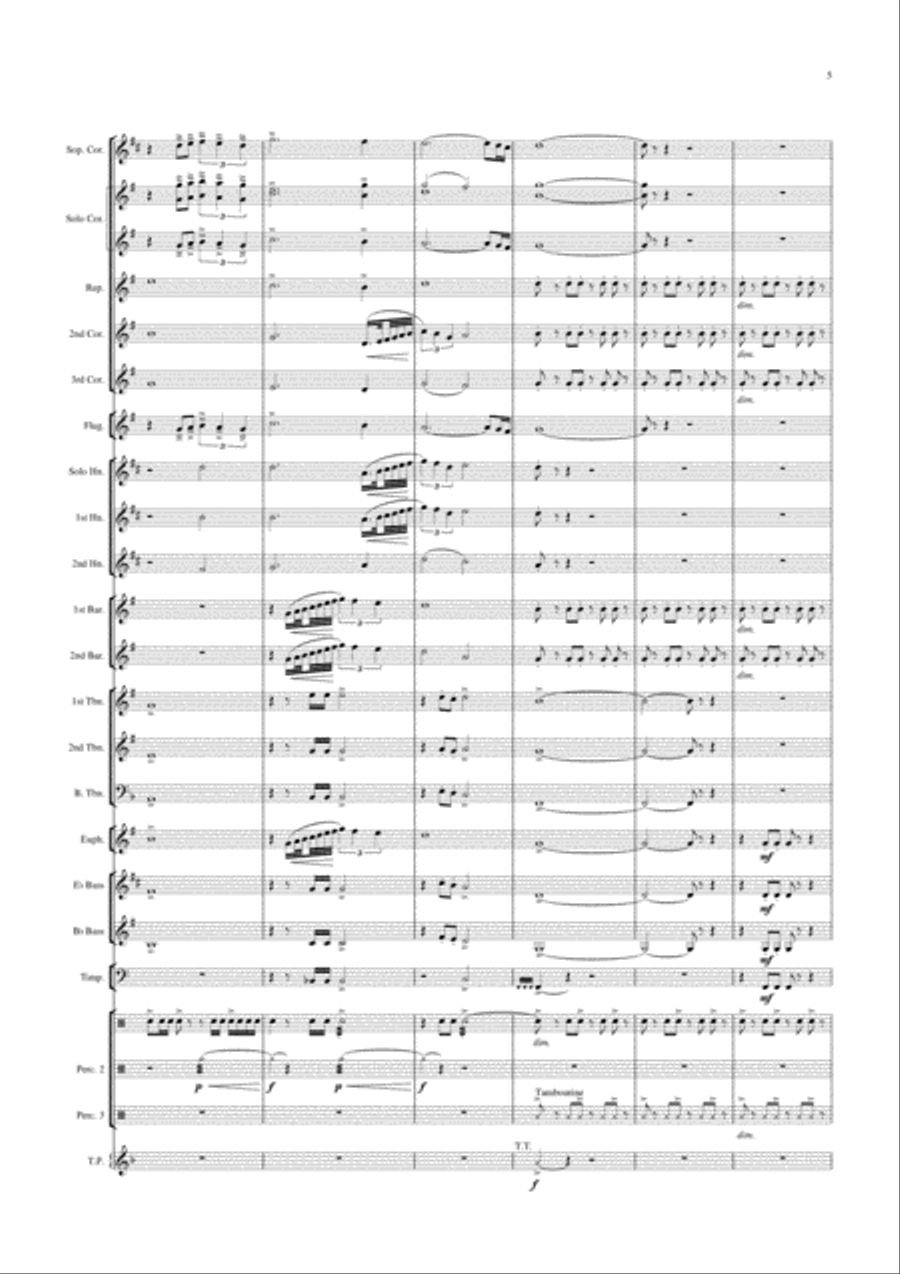 Flight Of The Phoenix Flight Of The Phoenix Brass Ensemble scores gallery preview page 5