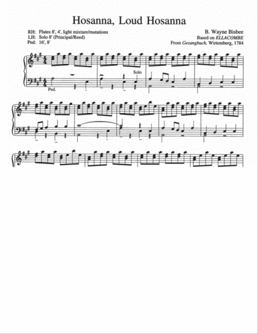 Hymn Introductions for Lent, Easter, Trinity Organ scores gallery preview page 4