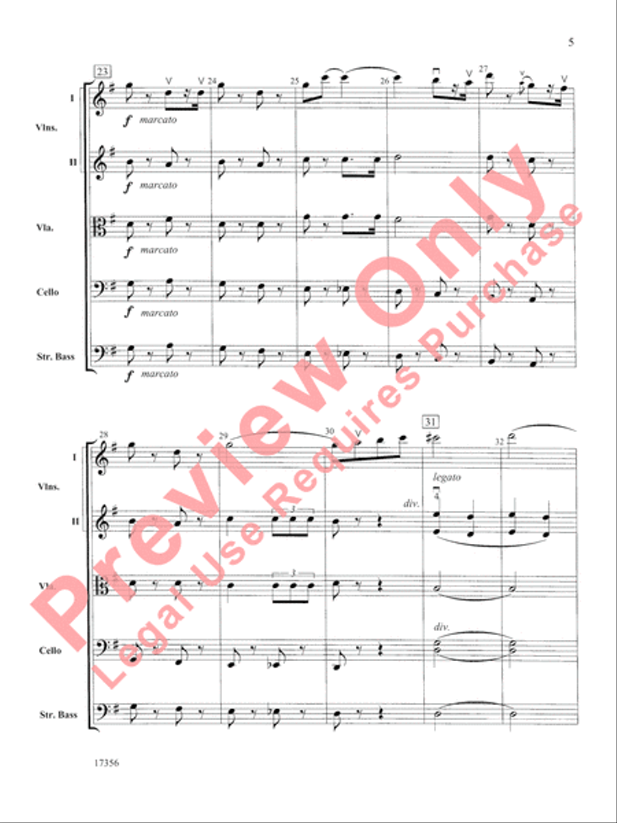 Alla Tchaikovsky String Orchestra scores gallery preview page 6