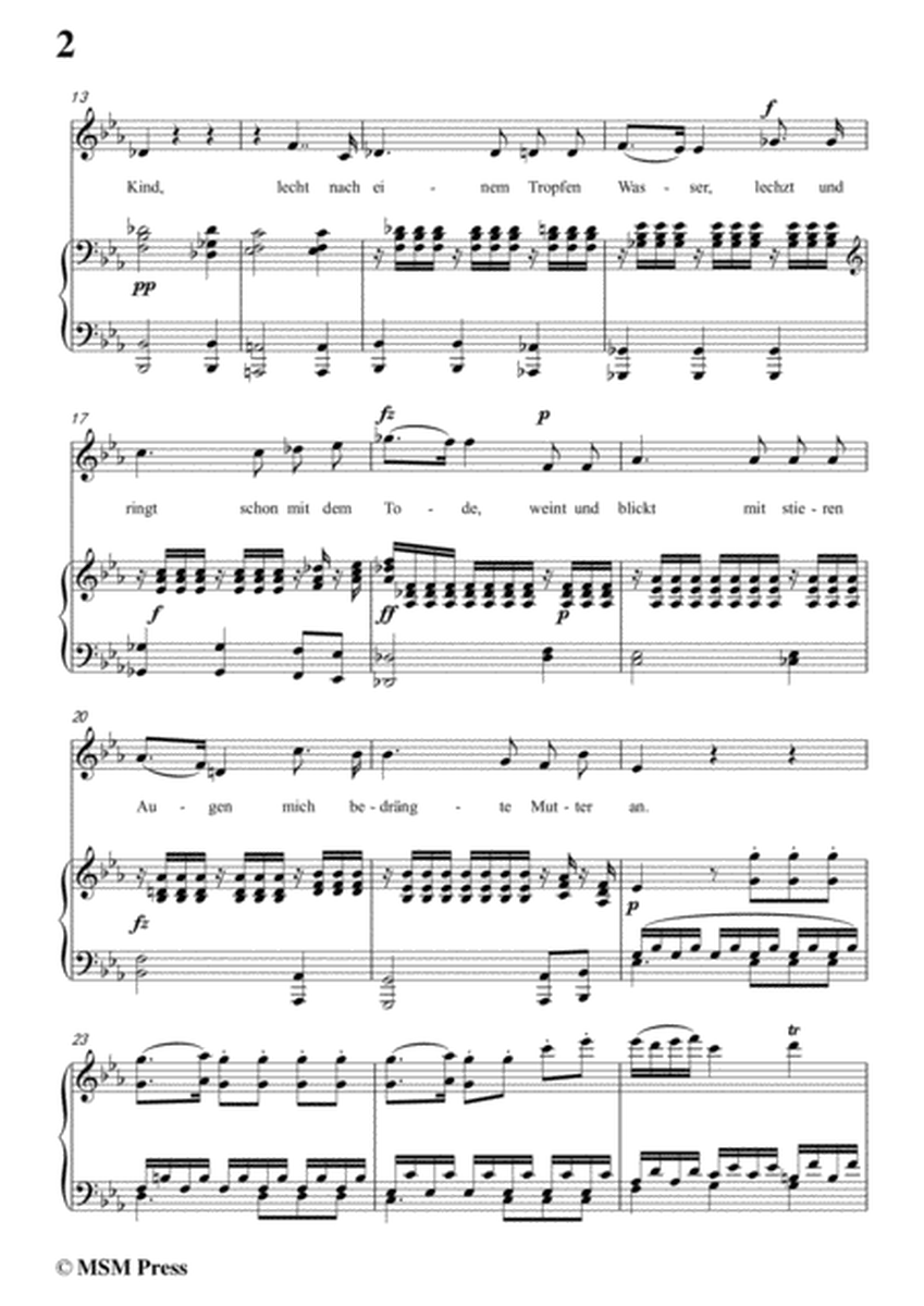 Schubert-Hagars Klage(Hagar's Lament),D.5,in c minor,for Voice&Piano image number null