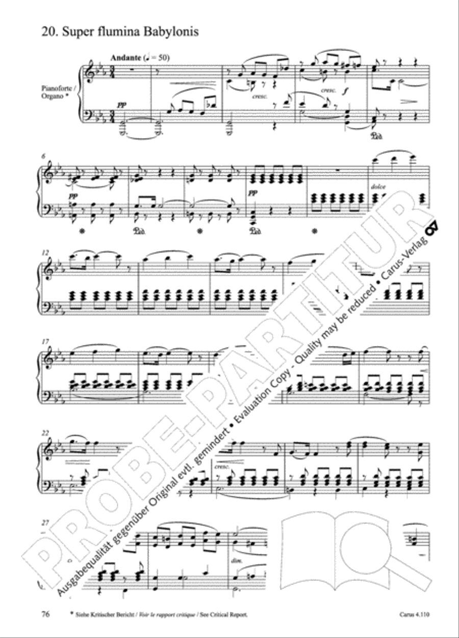 20 Latin Motets (Chants sacres latin/ 20 latein. Motetten) 4-Part scores gallery preview page 77