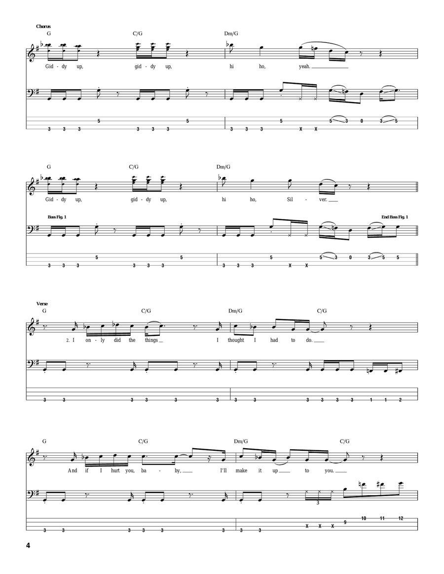 Don't Change Horses (In The Middle Of The Stream) Acoustic Guitar scores gallery preview page 4