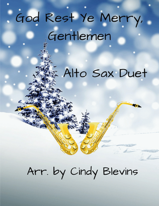 God Rest Ye Merry, Gentlemen, Alto Sax Duet