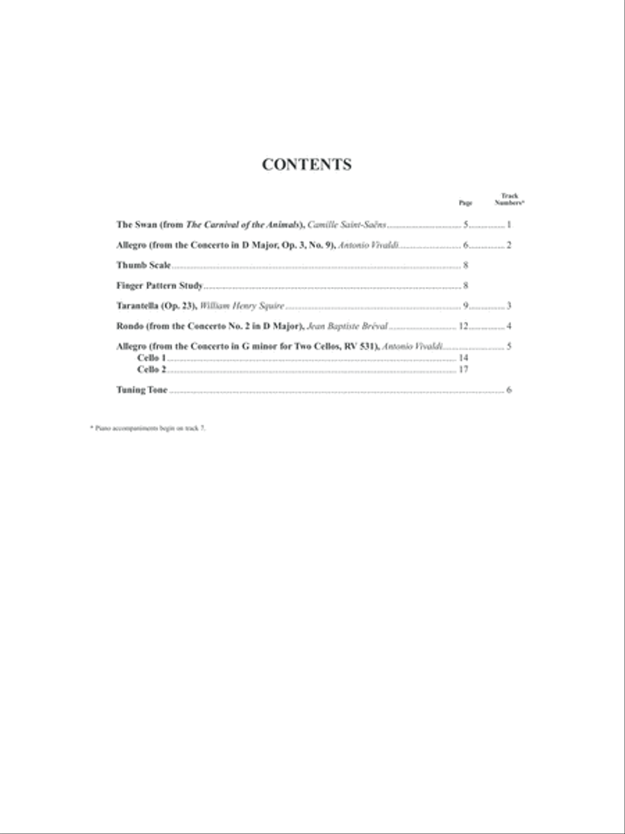 Suzuki Cello School, Volume 6 String Methods scores gallery preview page 3