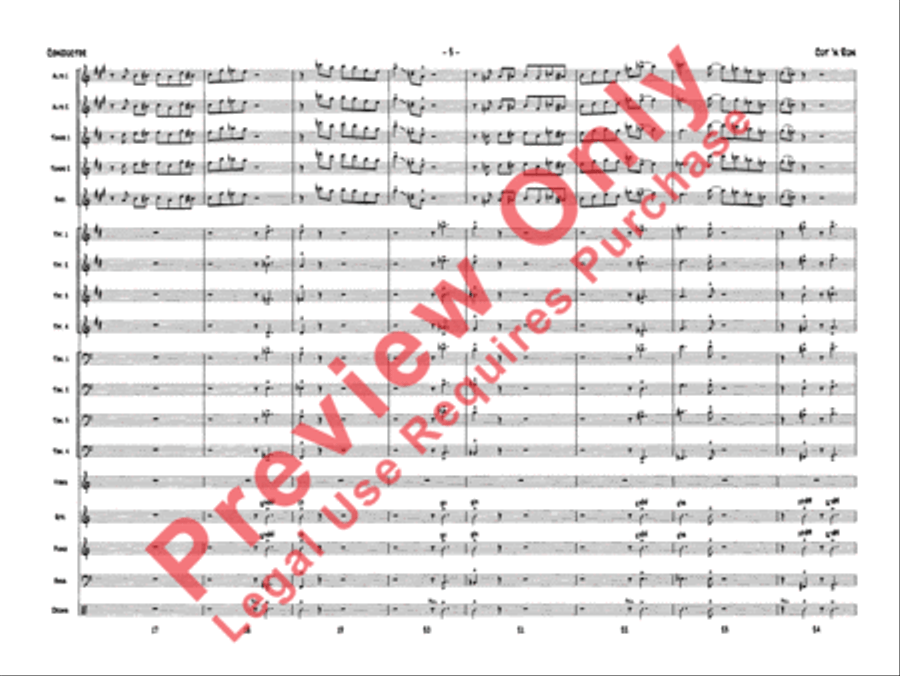 Cut 'n Run Jazz Ensemble scores gallery preview page 6