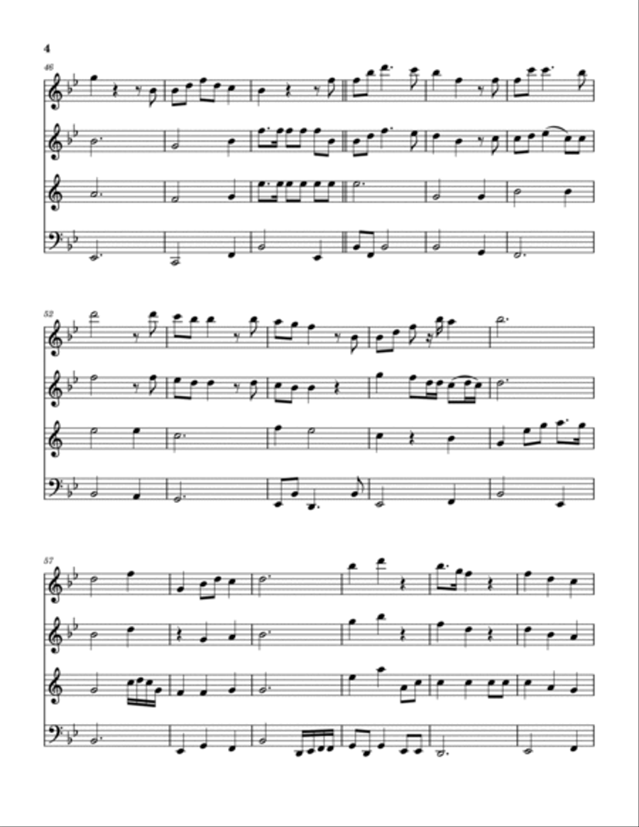I Set My Hope On Jesus (Hymn For A Deconstructing Friend) Woodwind Quartet scores gallery preview page 5