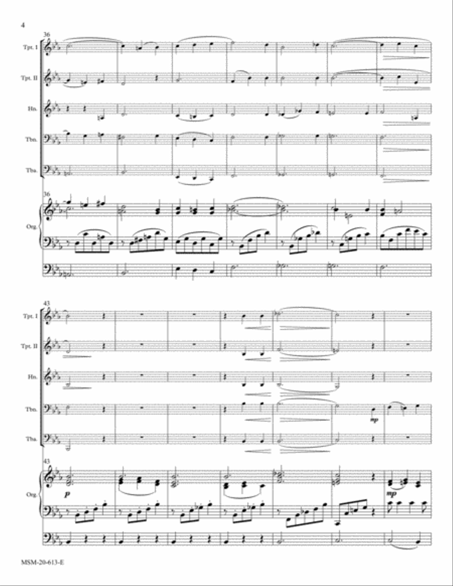 How Lovely is Thy Dwelling Place Organ scores gallery preview page 4