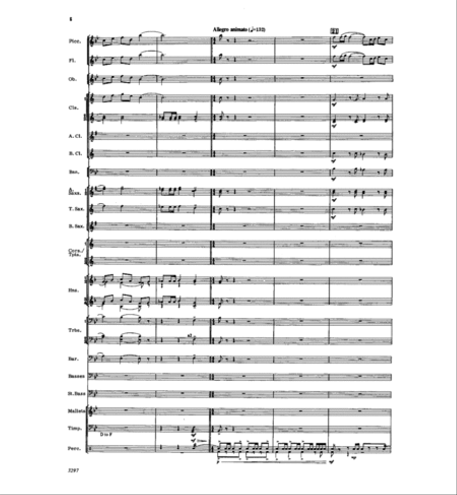 Fanfare and Fantasy Concert Band scores gallery preview page 5