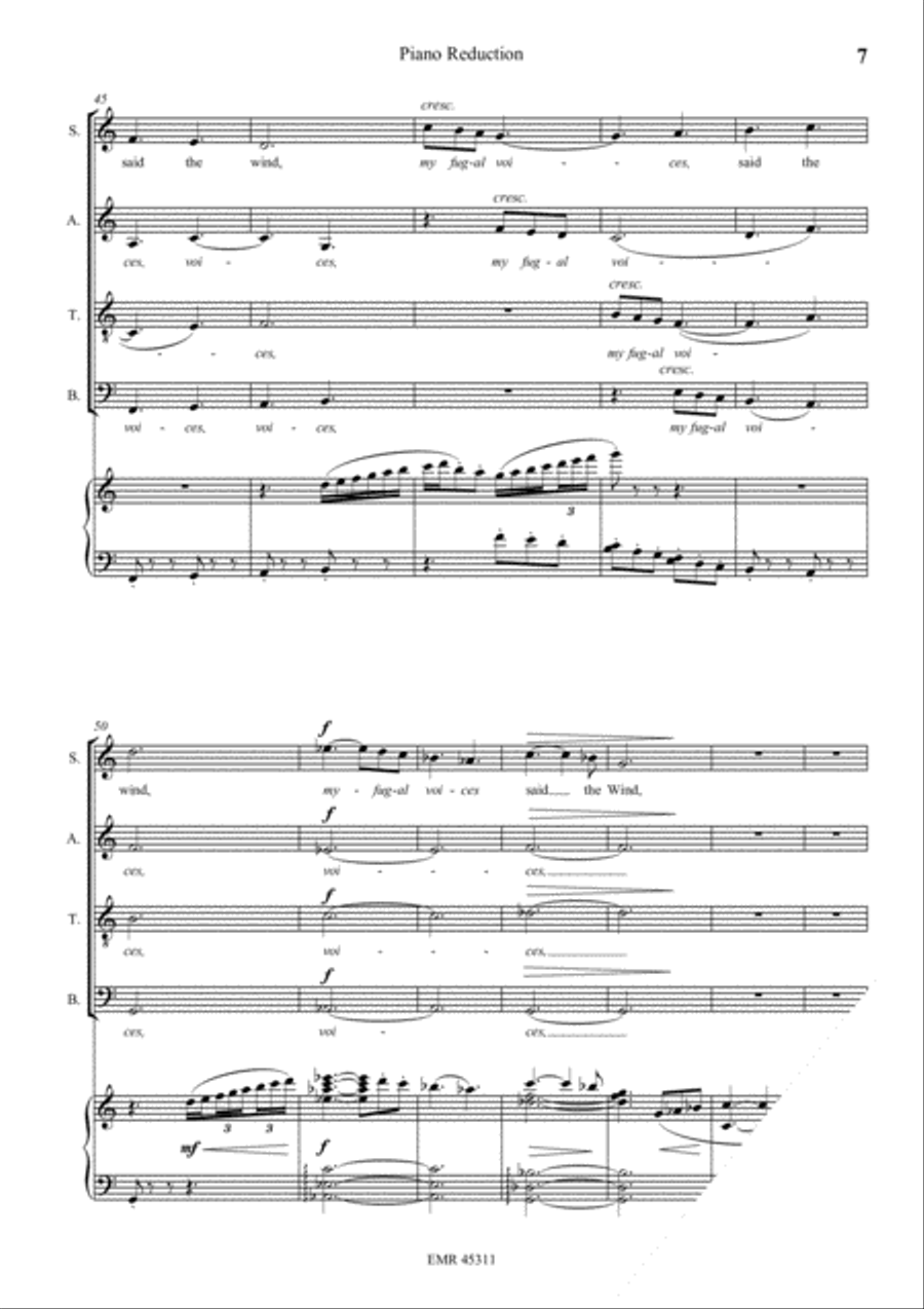 The Song Of Man The Song Of Man 4-Part scores gallery preview page 7