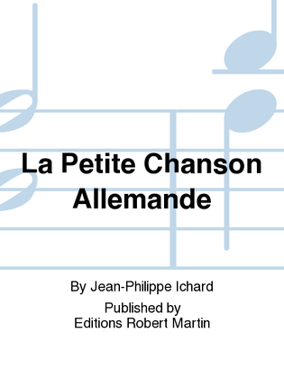 Book cover for La Petite Chanson Allemande