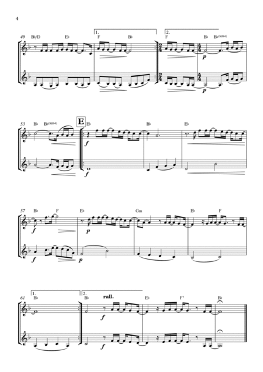 Goodness Of God Brass Duet scores gallery preview page 4