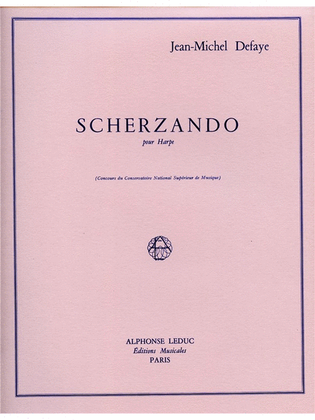 Book cover for Scherzando (harp Solo)