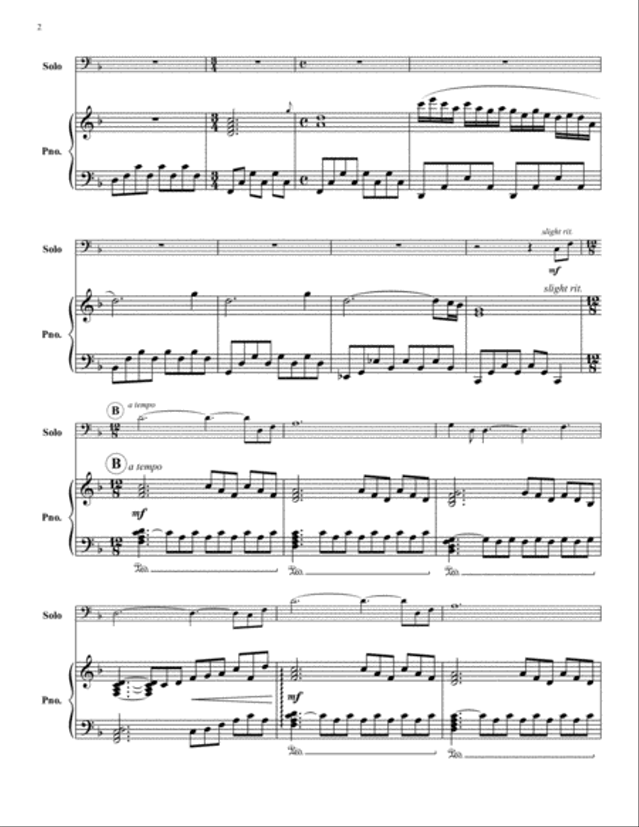 Pastorale Euphonium scores gallery preview page 2