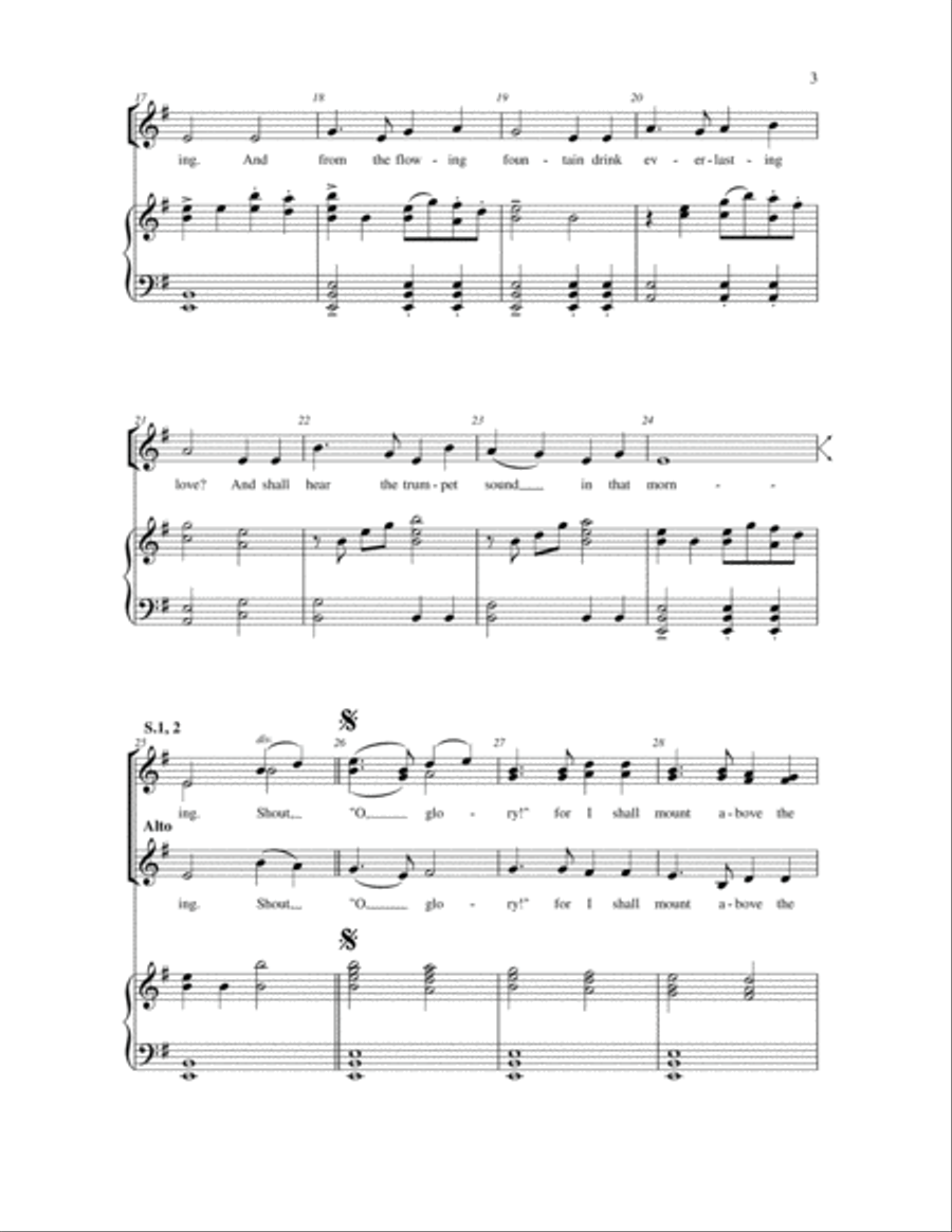 The Morning Trumpet SSA scores gallery preview page 2