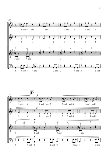 Counting Music (for SATB / choir - a capella) image number null