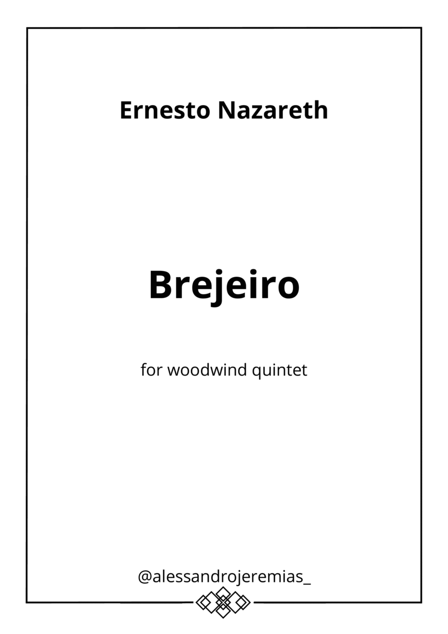 Brejeiro Woodwind Quintet scores gallery preview page 1