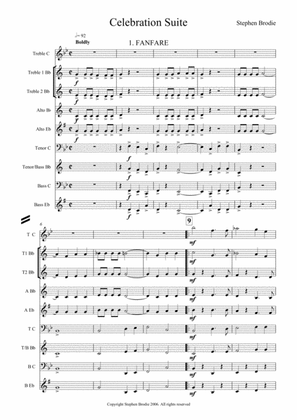 Celebration Suite - (for Junior Wind Ensemble)