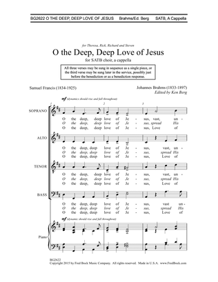 O The Deep, Deep Love Of Jesus (ed. Ken Berg)