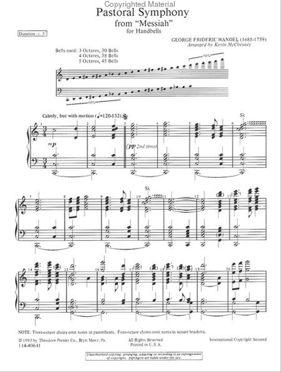 Pastoral Symphony From 
