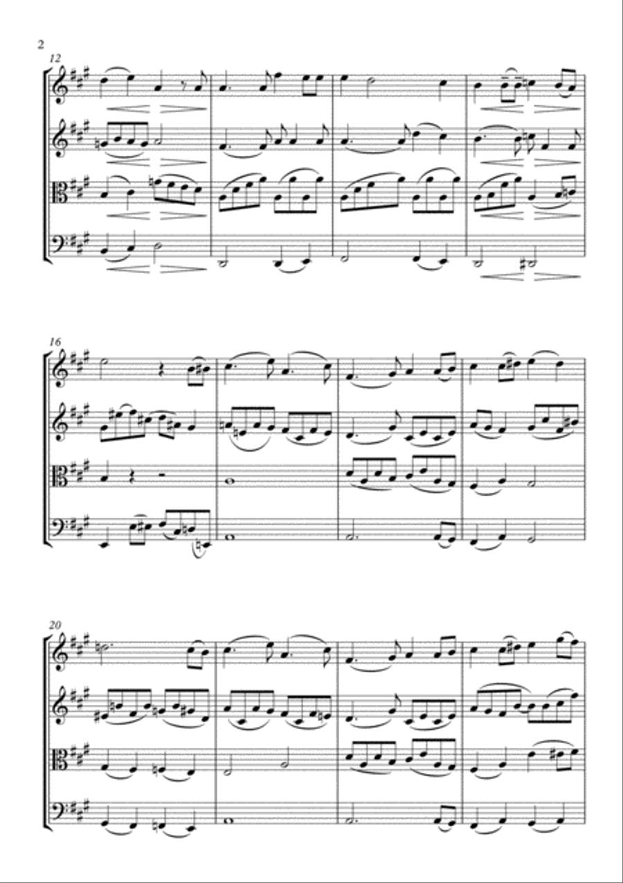 Du Ring String Quartet scores gallery preview page 2