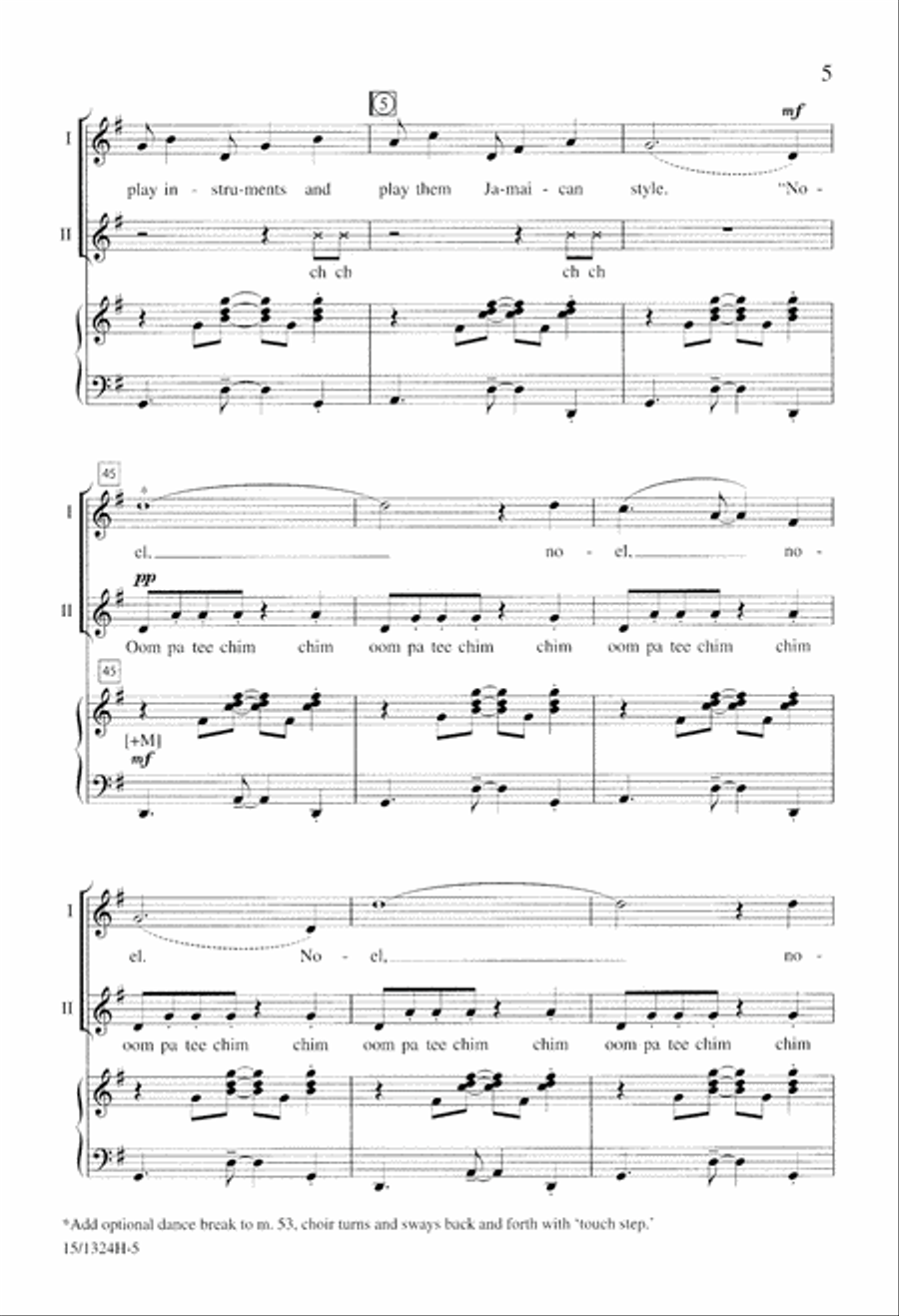 Jamaican Noel 2-Part scores gallery preview page 6