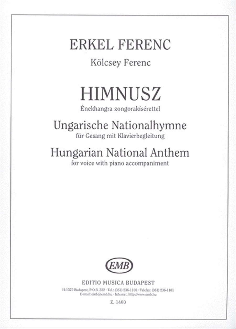 Ungarische Nationalhymne Voice Solo scores gallery preview page 1