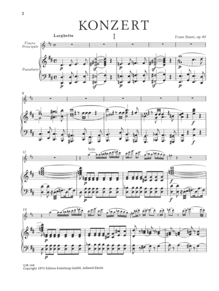 Concerto no. 4 for flute