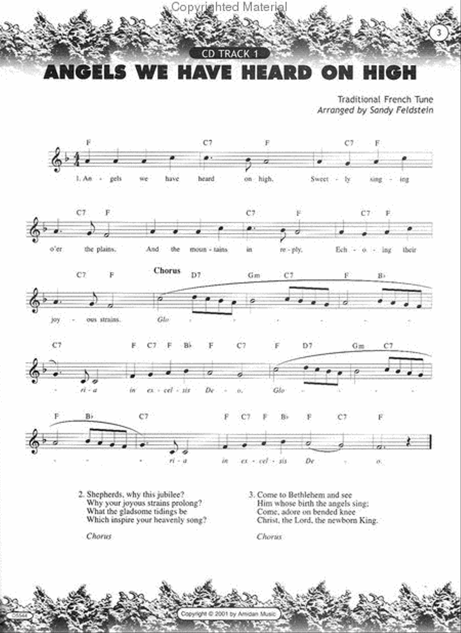 Play-Along Christmas B-Flat Clarinet scores gallery preview page 2