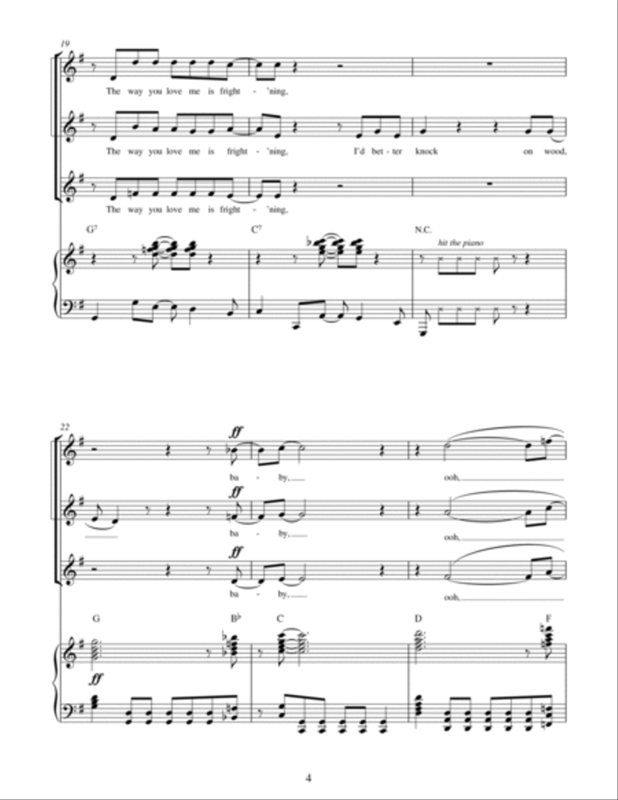 Knock On Wood (arr. Berty Rice) SSA scores gallery preview page 4