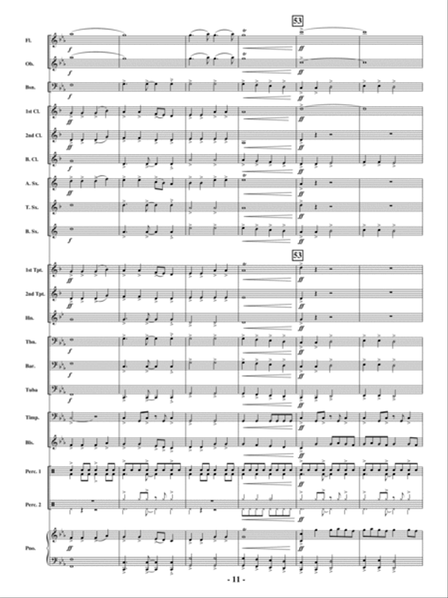 Hanukkah Dance (Sevivon) Concert Band scores gallery preview page 10