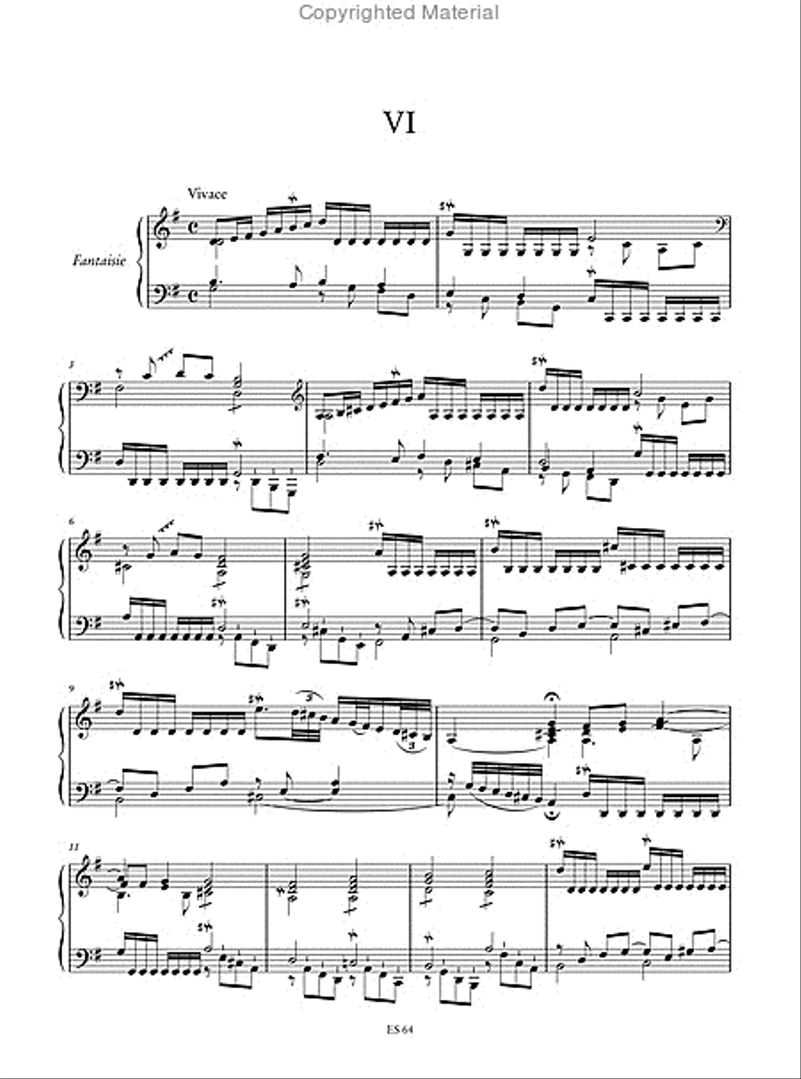 Componimenti Musicali (1739) for Harpsichord Harpsichord scores gallery preview page 7