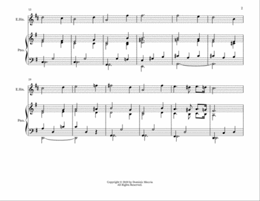 Till We Meet Again English Horn scores gallery preview page 2