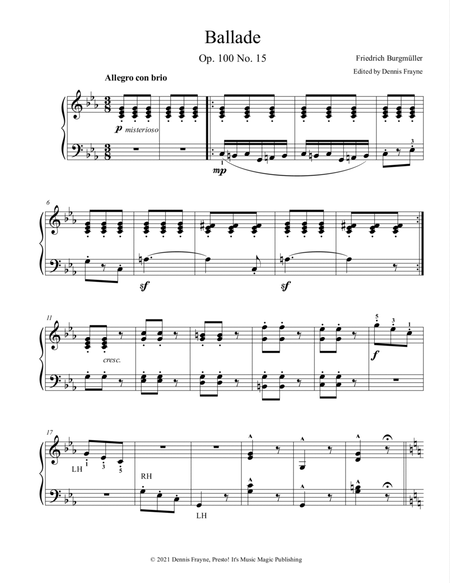 Ballade (Op. 100 No. 15)