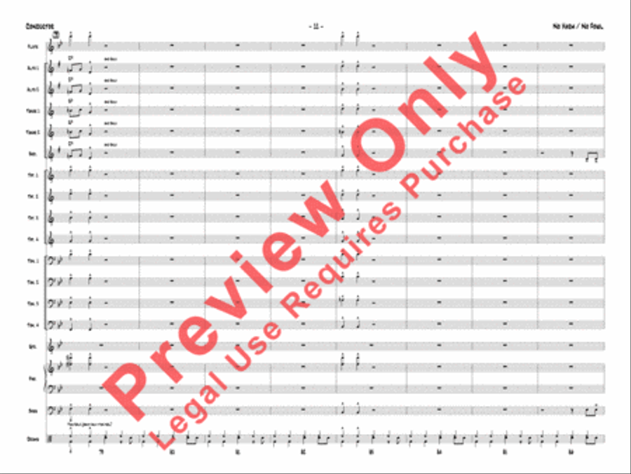 No Harm / No Fowl Jazz Ensemble scores gallery preview page 14