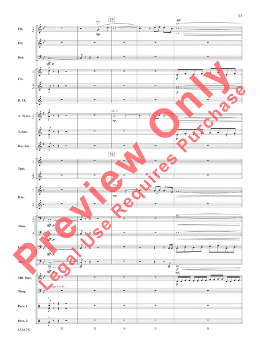 Suicide Squad Suicide Squad Concert Band scores gallery preview page 14