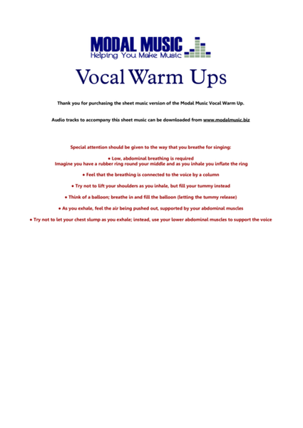 Vocal Warm Ups for the Female Voice image number null