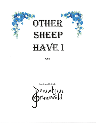 Other Sheep Have I